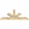 Ekena Millwork Richland Rough Sawn Timber Gable Bracket, Douglas Fir, 72"W x 36"H x 4"D x 6"F, 12/12 Pitch GBW072X36X0406RIC00RDF - alternate 3